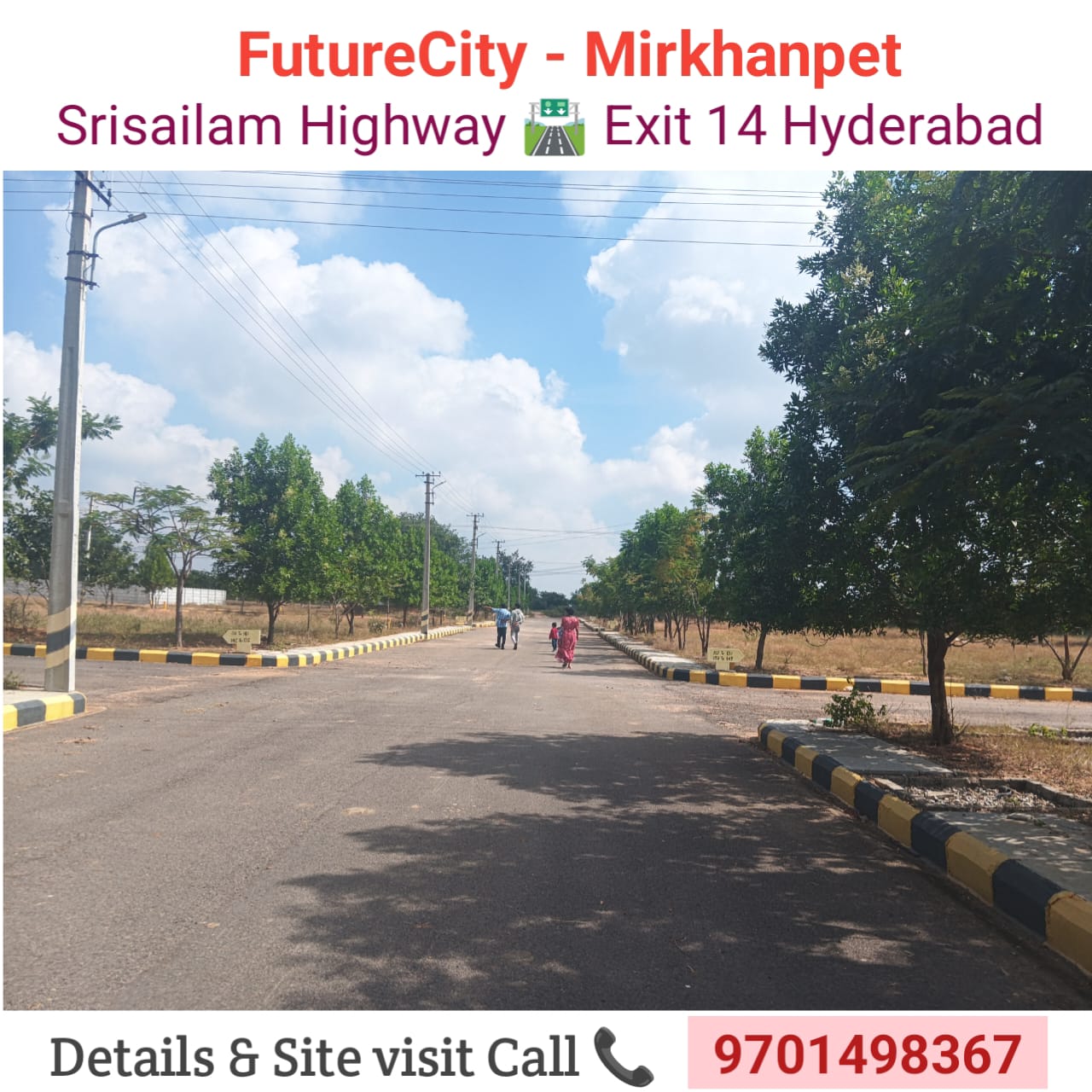Plots for sale in Hyderabad near Srisailam highway, Futurecity