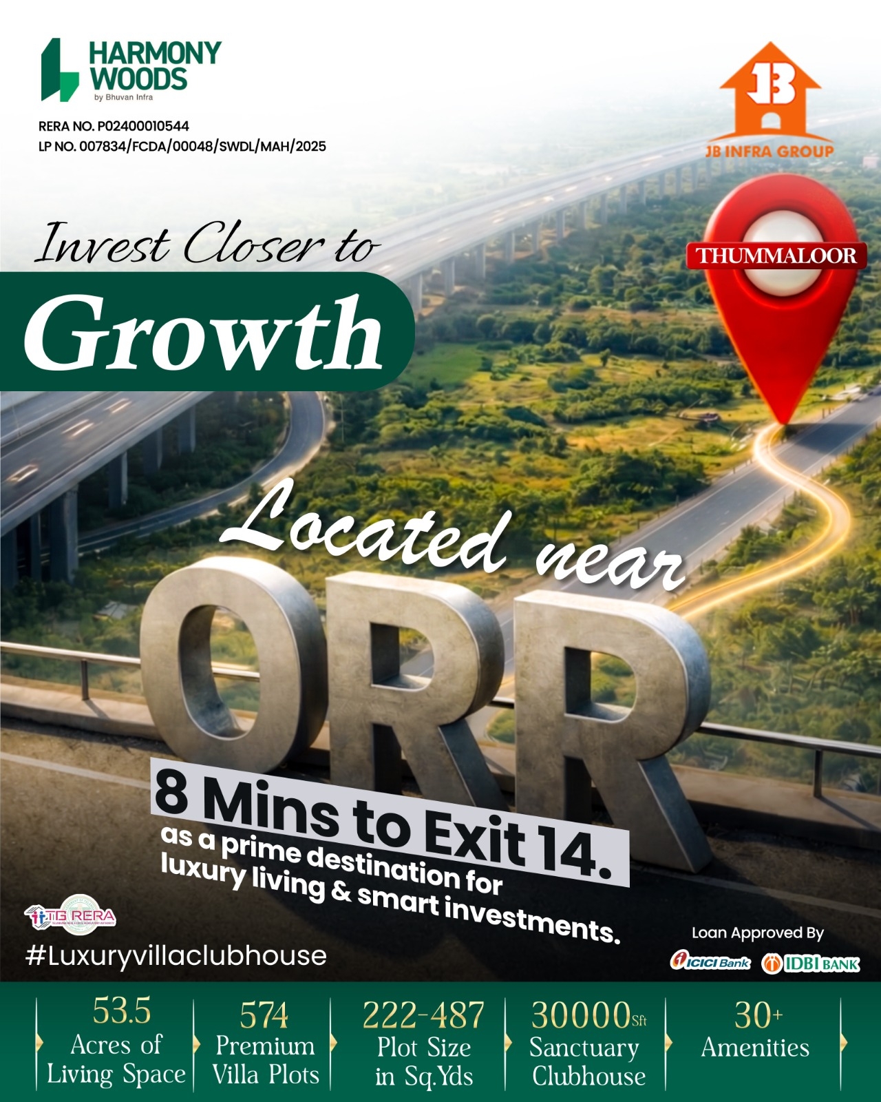 Open Plots For Sale At Thummaloor 