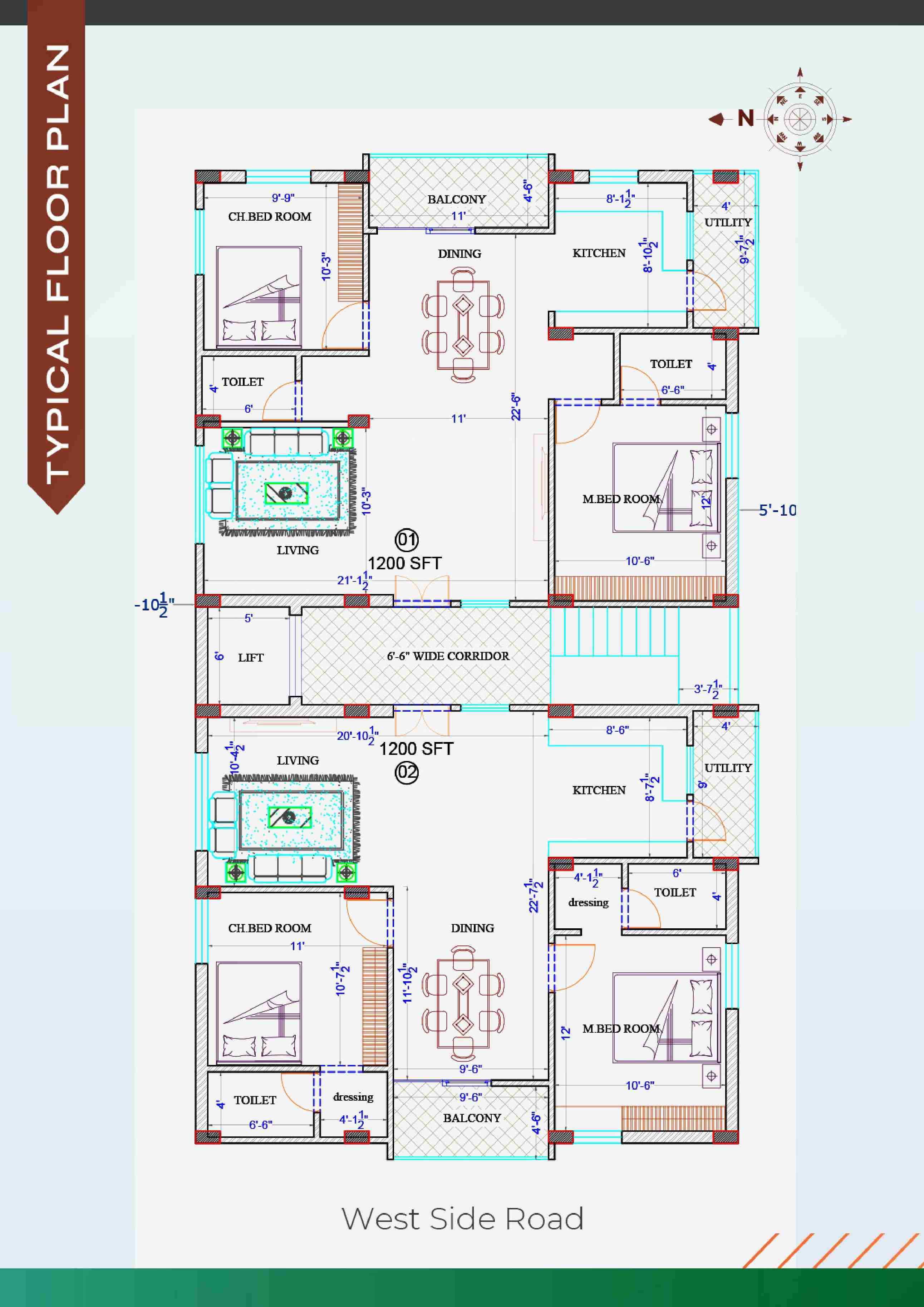 Ready-to-Occupy Luxurious 2BHK Flats in Aga Pramod Temple Tree For Sale In Beeramguda