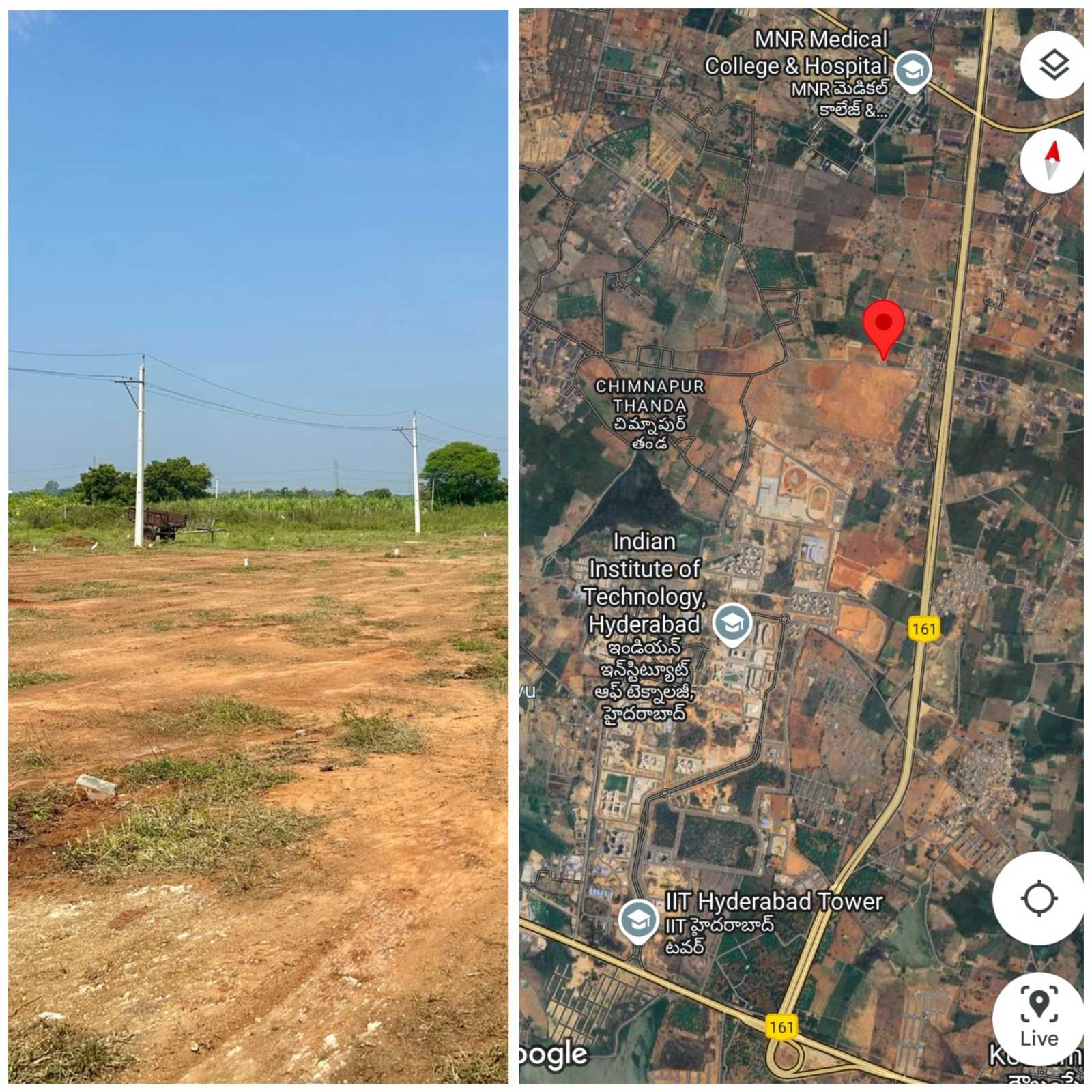 Open Plot for Sale Near IIT Hyderabad
