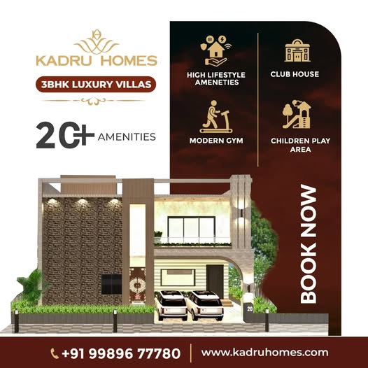 Buy 3BHK Luxurious Premium Villas in Kurnool at Affordable Prices