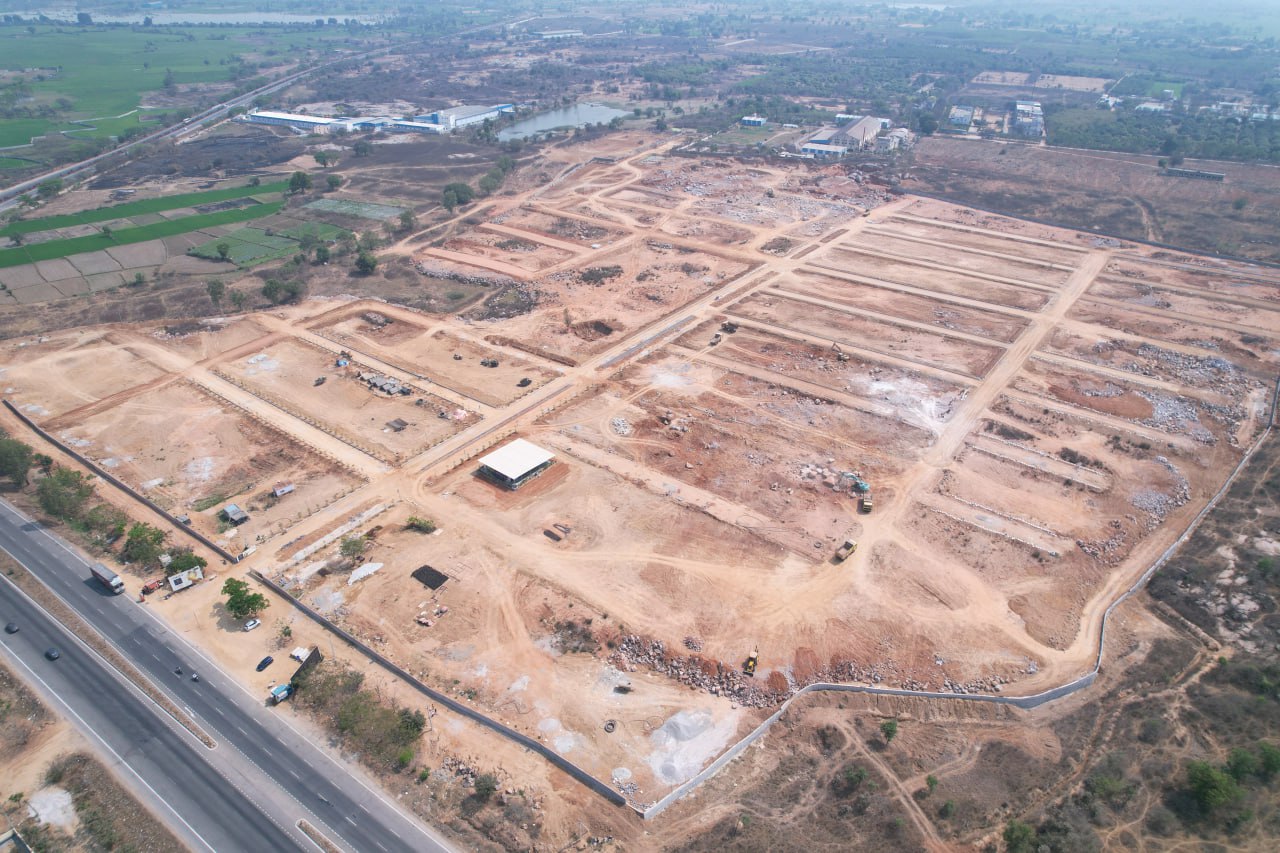 DTCP & RERA Approved Open Plots || highway Facing Venture || 180 sq yds to 400 sq yds 