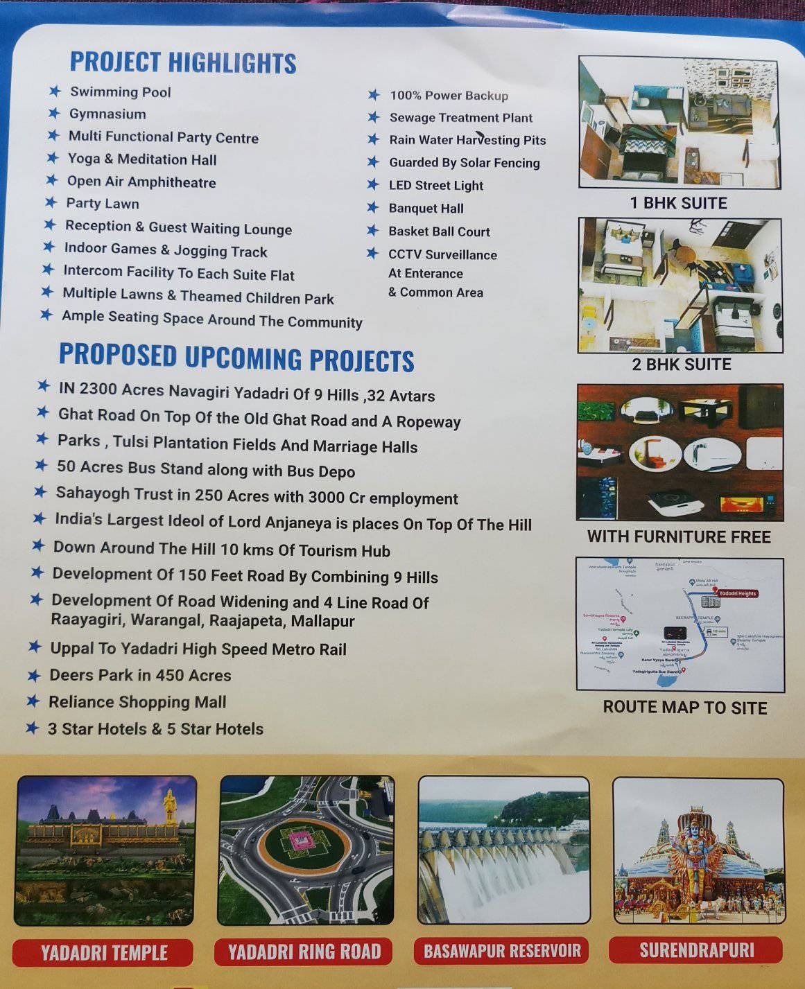 Rental Income Studio Apartments flat for sale  in Yadadri