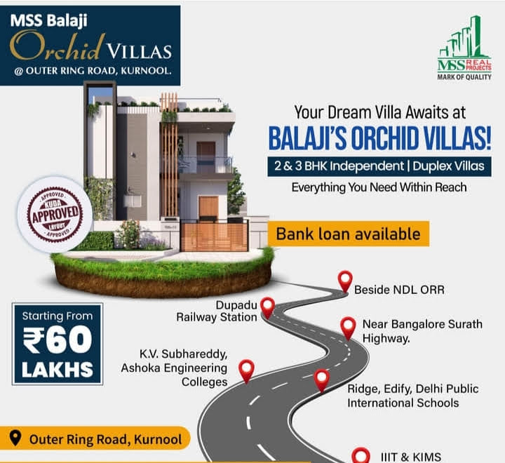 Independent Duplex Villa For Sale In Kurnool
