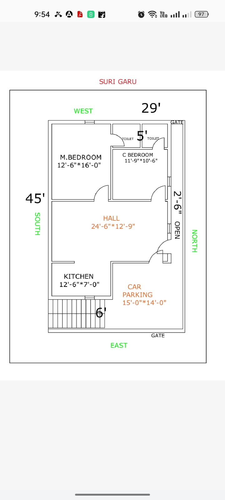 Independent House For Sale LT Nagar Narasaraopet 