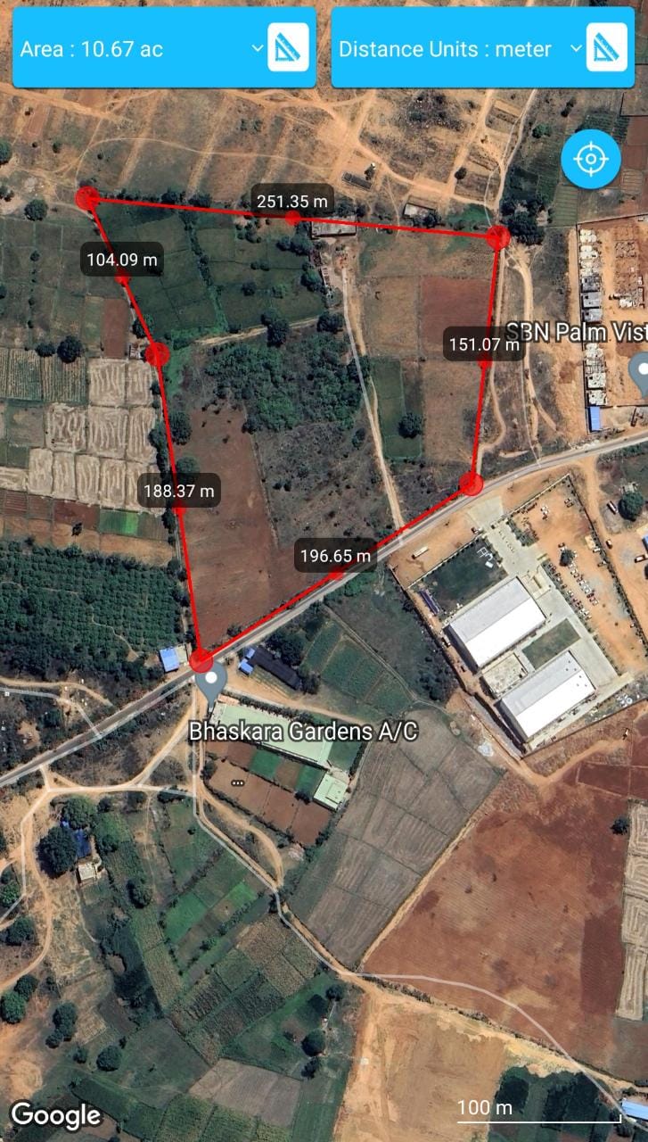 10 acres land for Development at SHADNAGAR