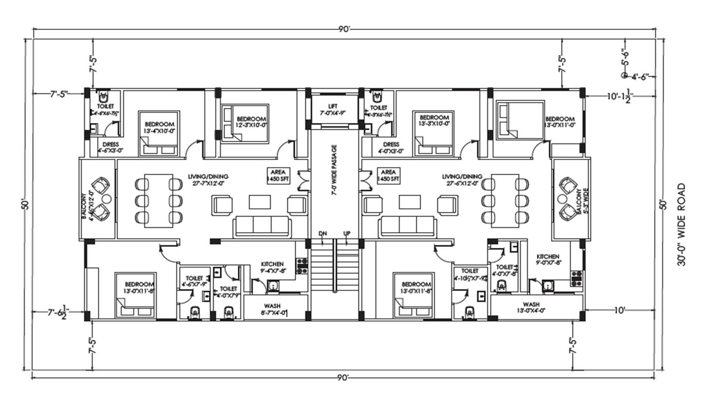 Luxury 3 BHK  flats at Nagole | East facing | 1450 Sft.