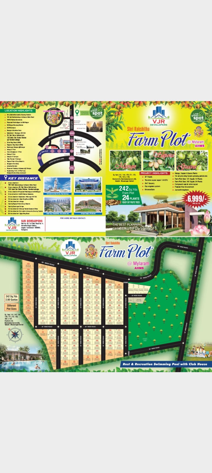 Farm Plots For Sale In Mylaram AIMS Bibi Nagar