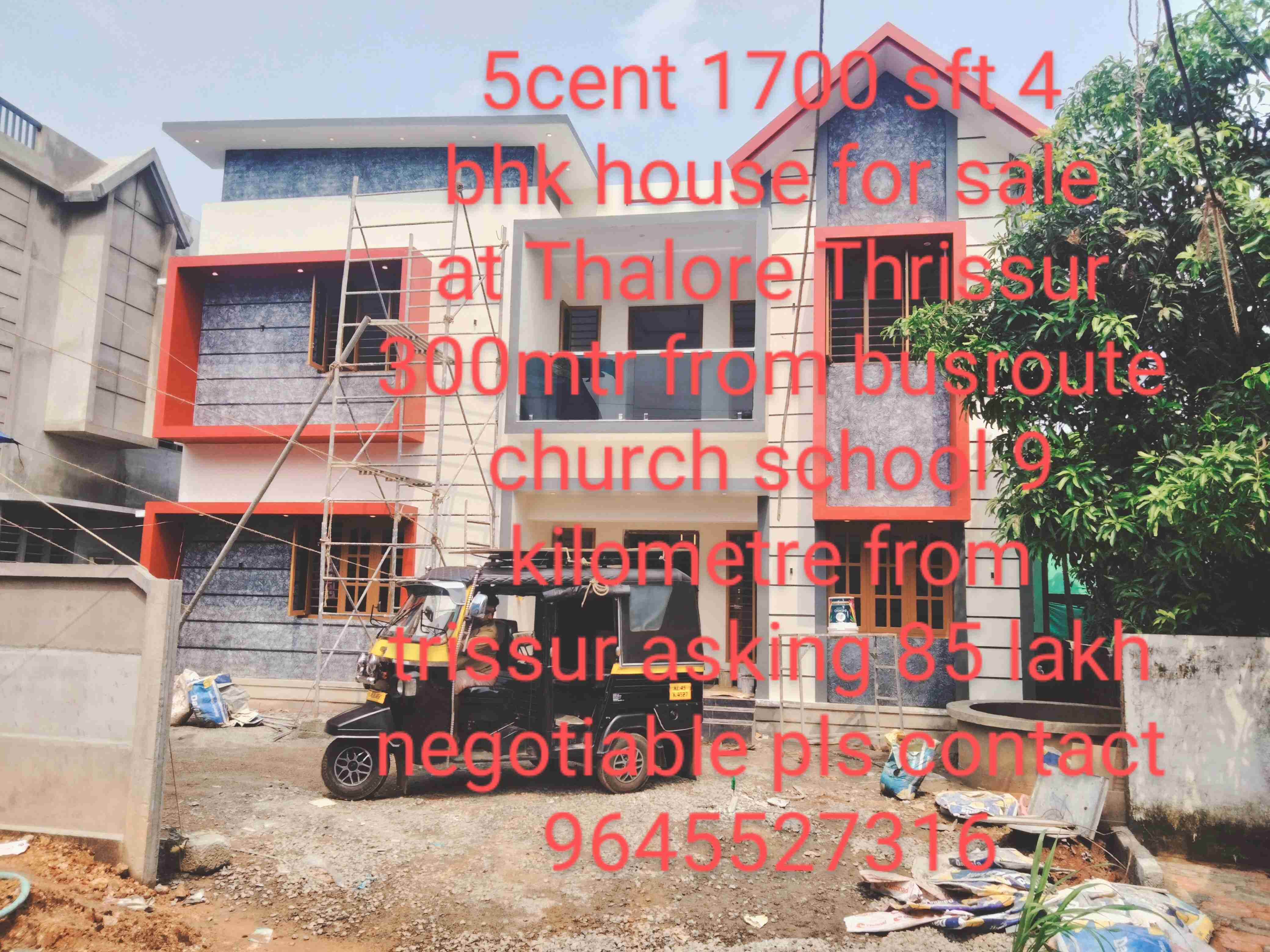 Beautiful house for sale at Thalore Thrissur 