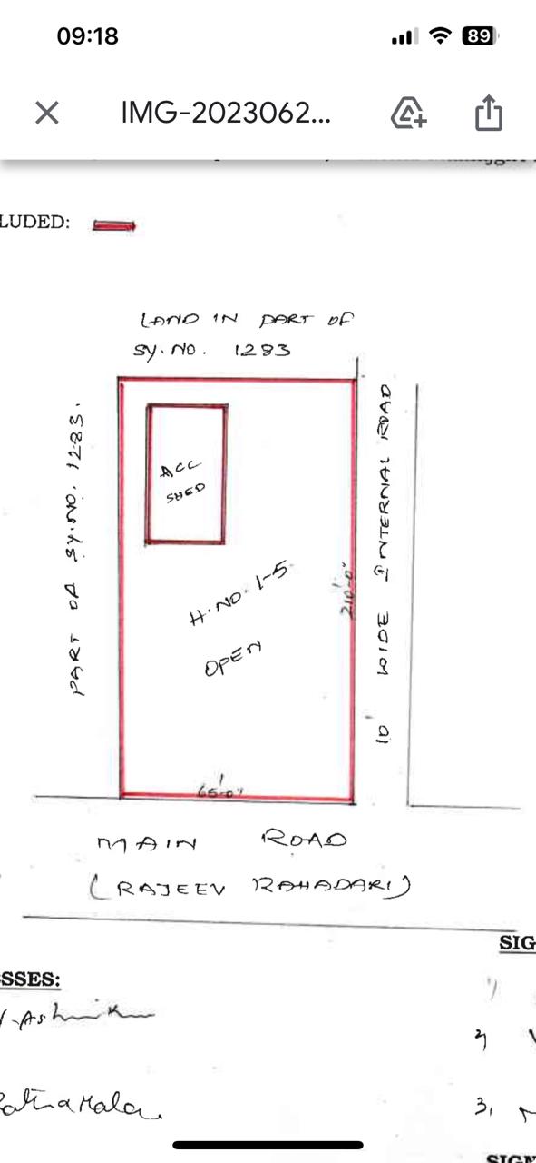 Commercial Open plot for sale
Shameerpet