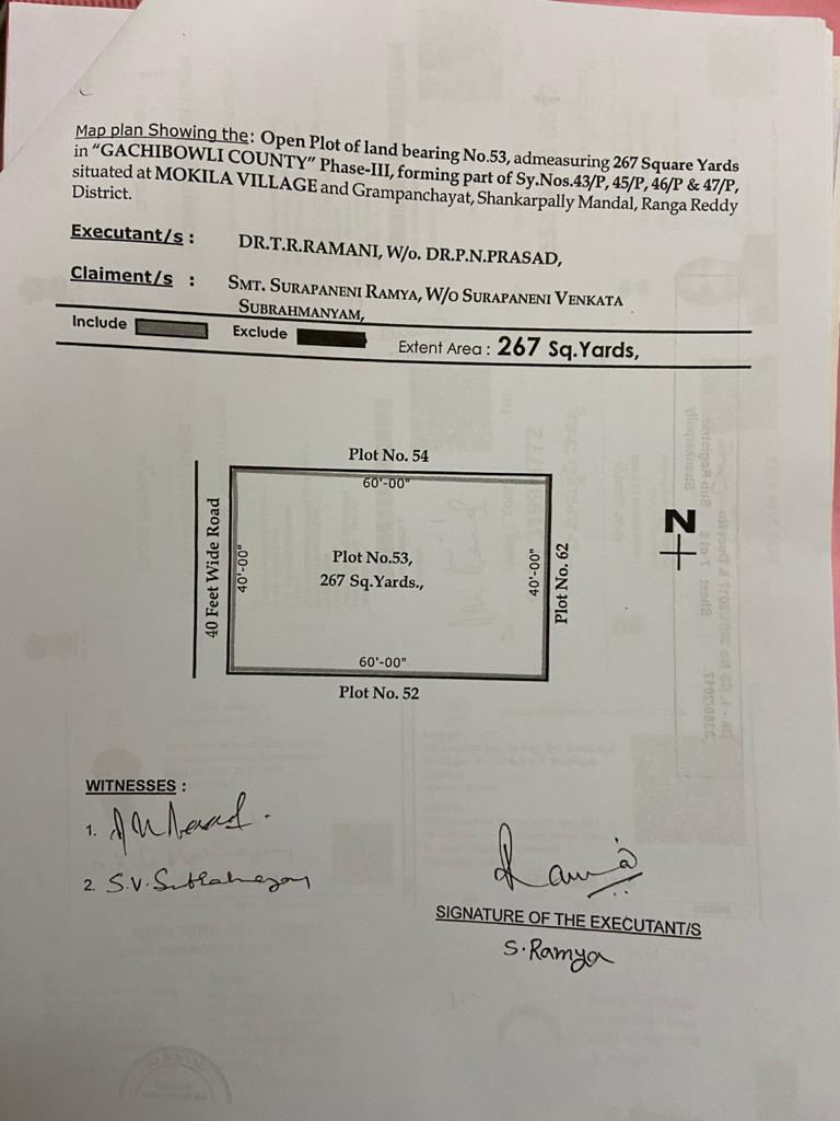 mokila village Gachibowli contrary phase 6 open plots for sale 