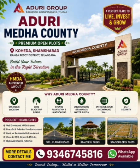 Plots for Sale in Koheda, Hyderabad