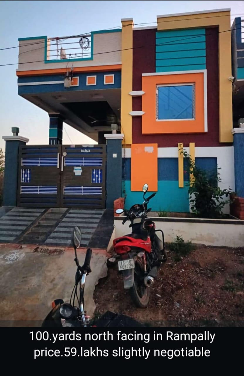100 Sq. yards North Facing House For Resale At Rampally