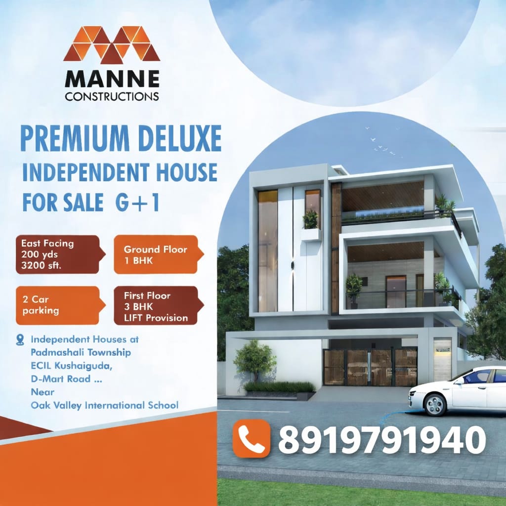 G+1 House For Sale ECIL Kushaiguda