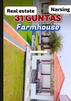 31 Guntas Farm House For Sale At Narsing