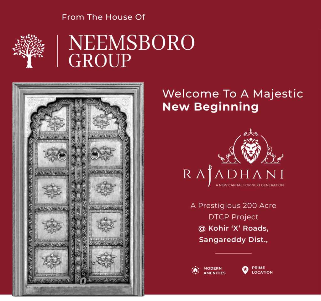 Neemboros Farms Rajadhani Open PLots at Kohir