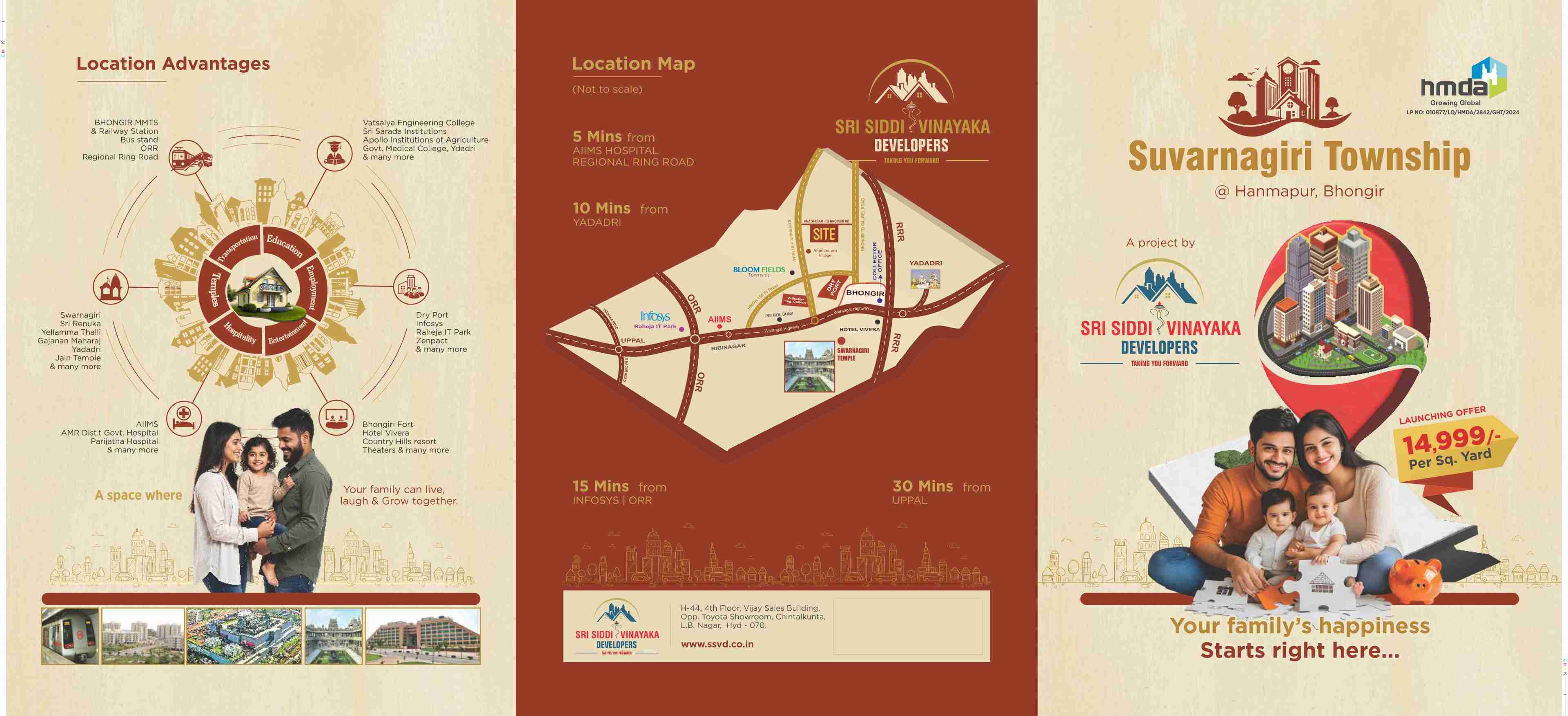 Open Plots For Sale At Hanmapuram Bhongir