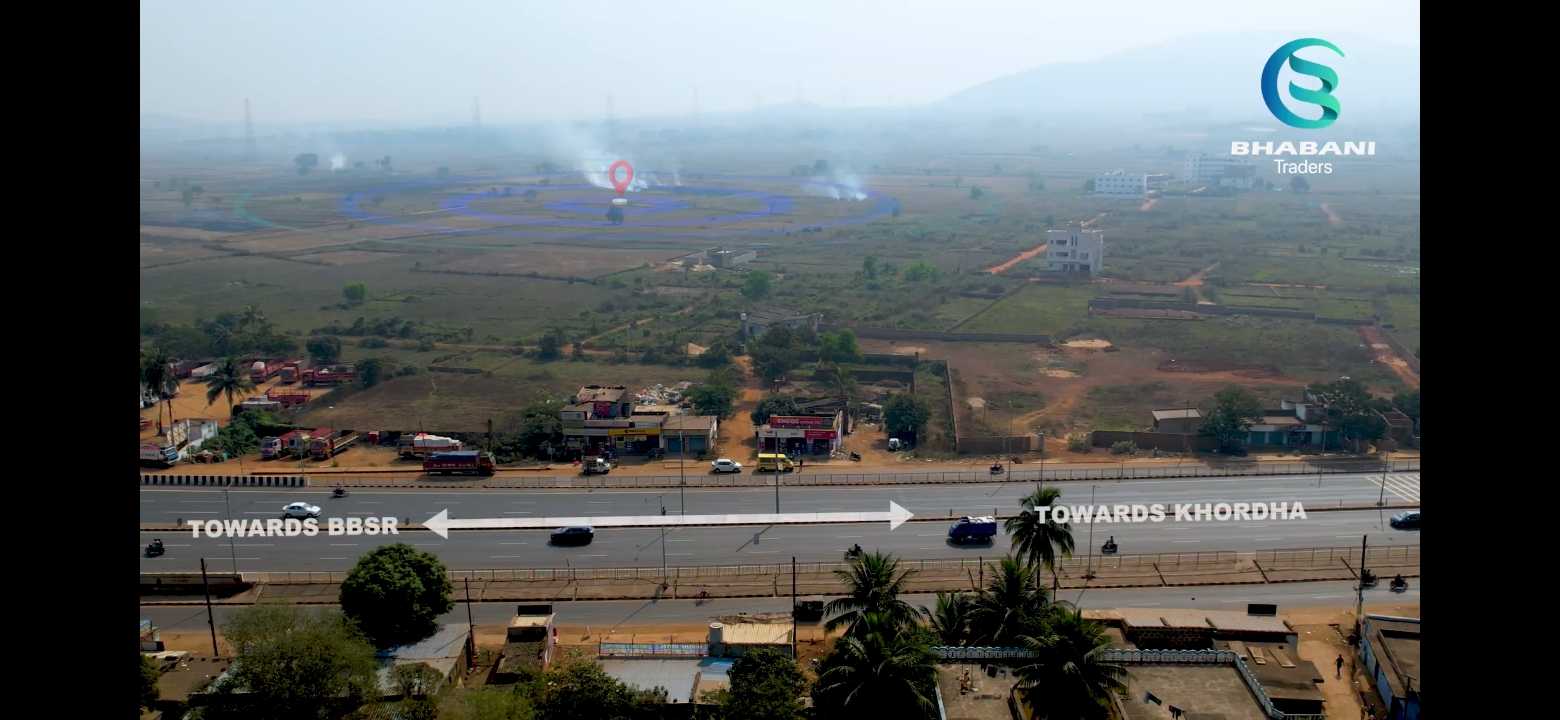 Yellow zone gharabari plot selling khurdha bhubaneswar NH 16
