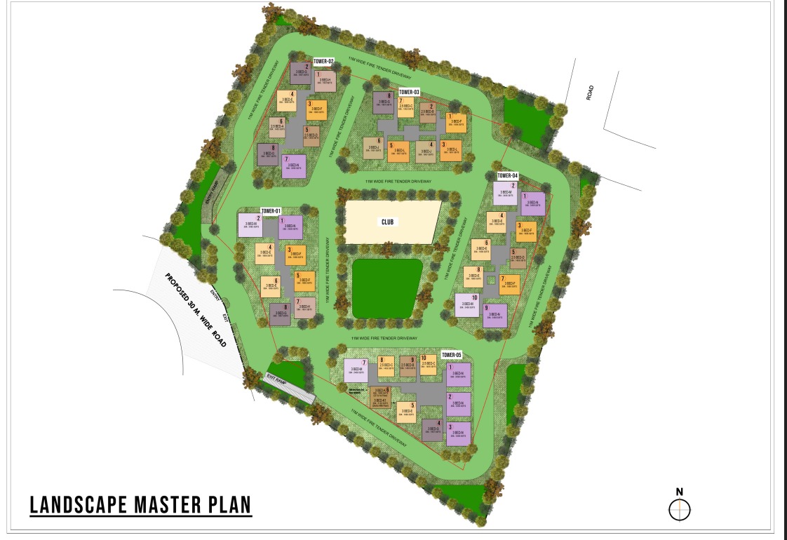 Premium High Rise Gated Community Flats For Sale In Tellapur - Near EXIT NO :02 