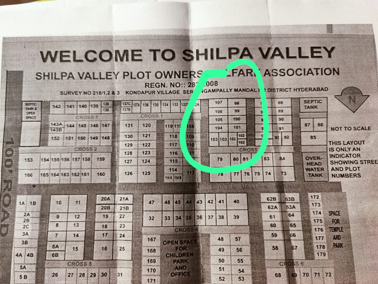OPEN PLOT FOR SALE IN SHILPA LAYOUT AT GACHIBOWLI