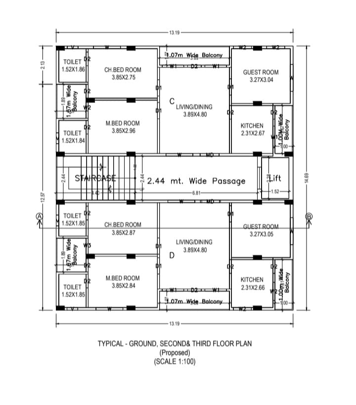 3BHK Flat for Sale Near RK Beach ,Visakhapatnam