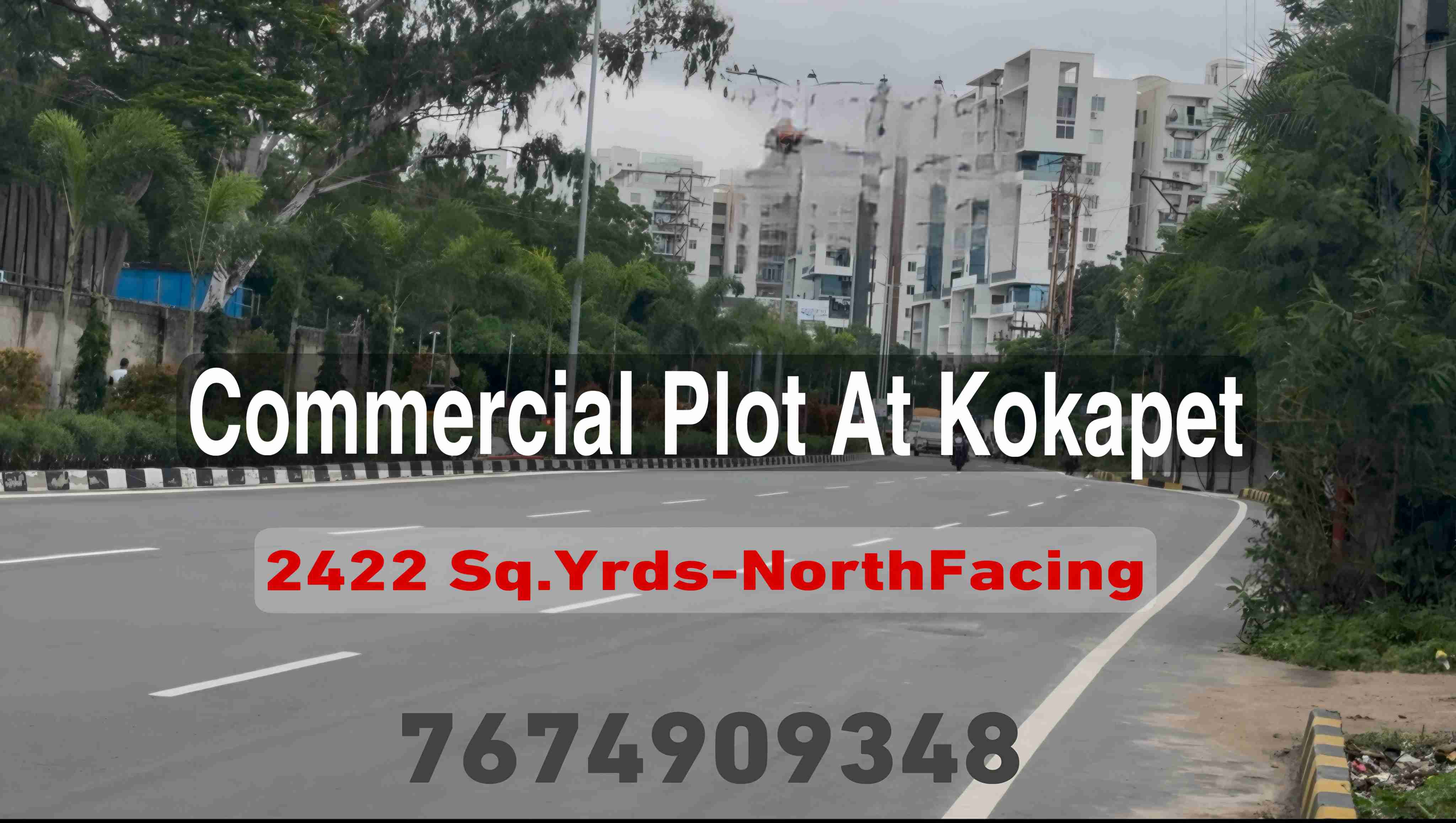 Commercial Property Land For Sale At Kokapet Gandipet Road