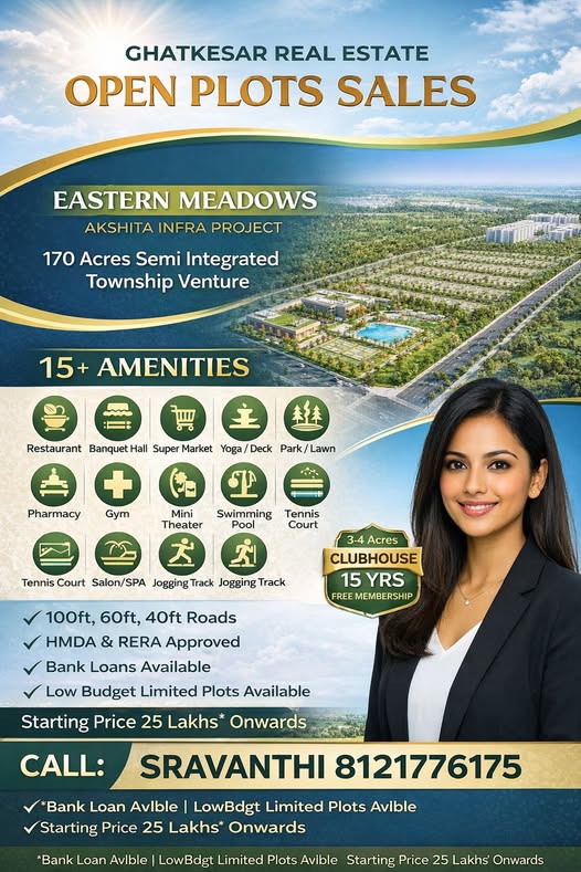 Open Plots For Sale At Ghatkesar