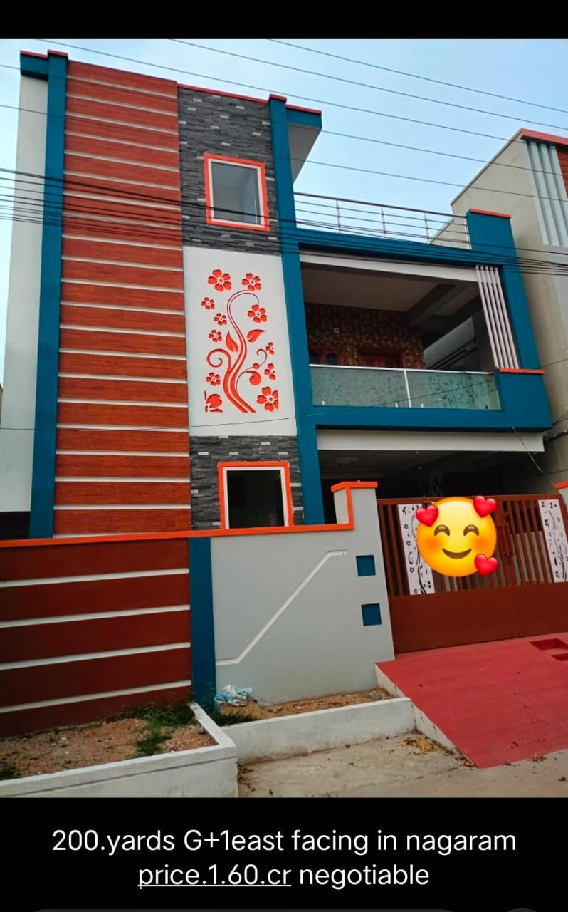 200 Sq. Yards G+1 East Facing House For Sale in Nagaram