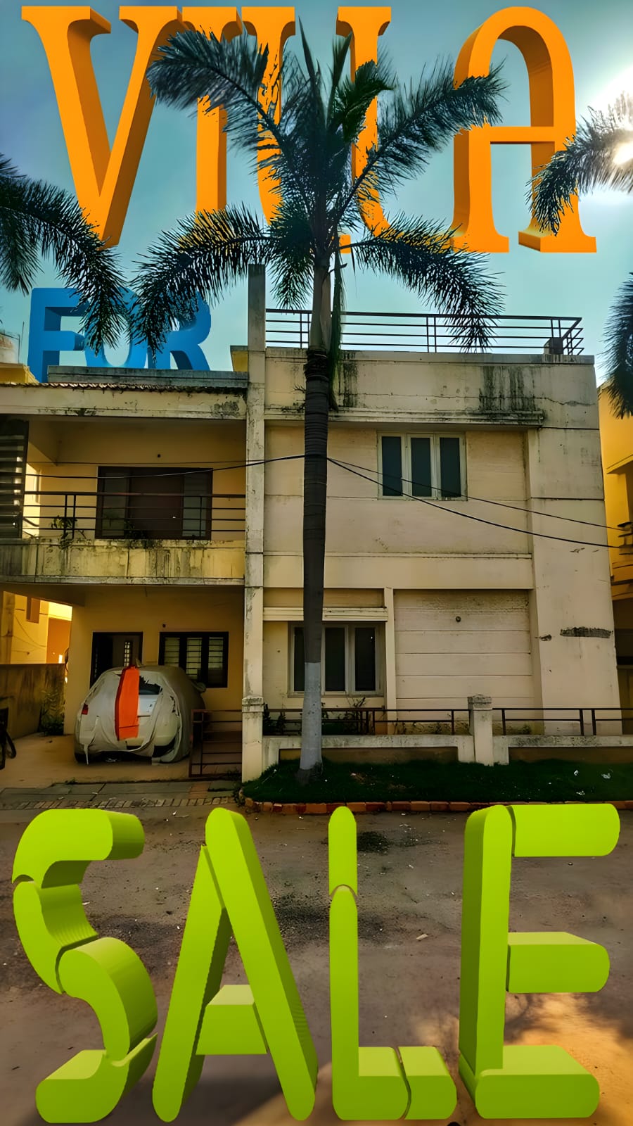 Beautiful West Facing Villa for Sale at Gundlapochampally