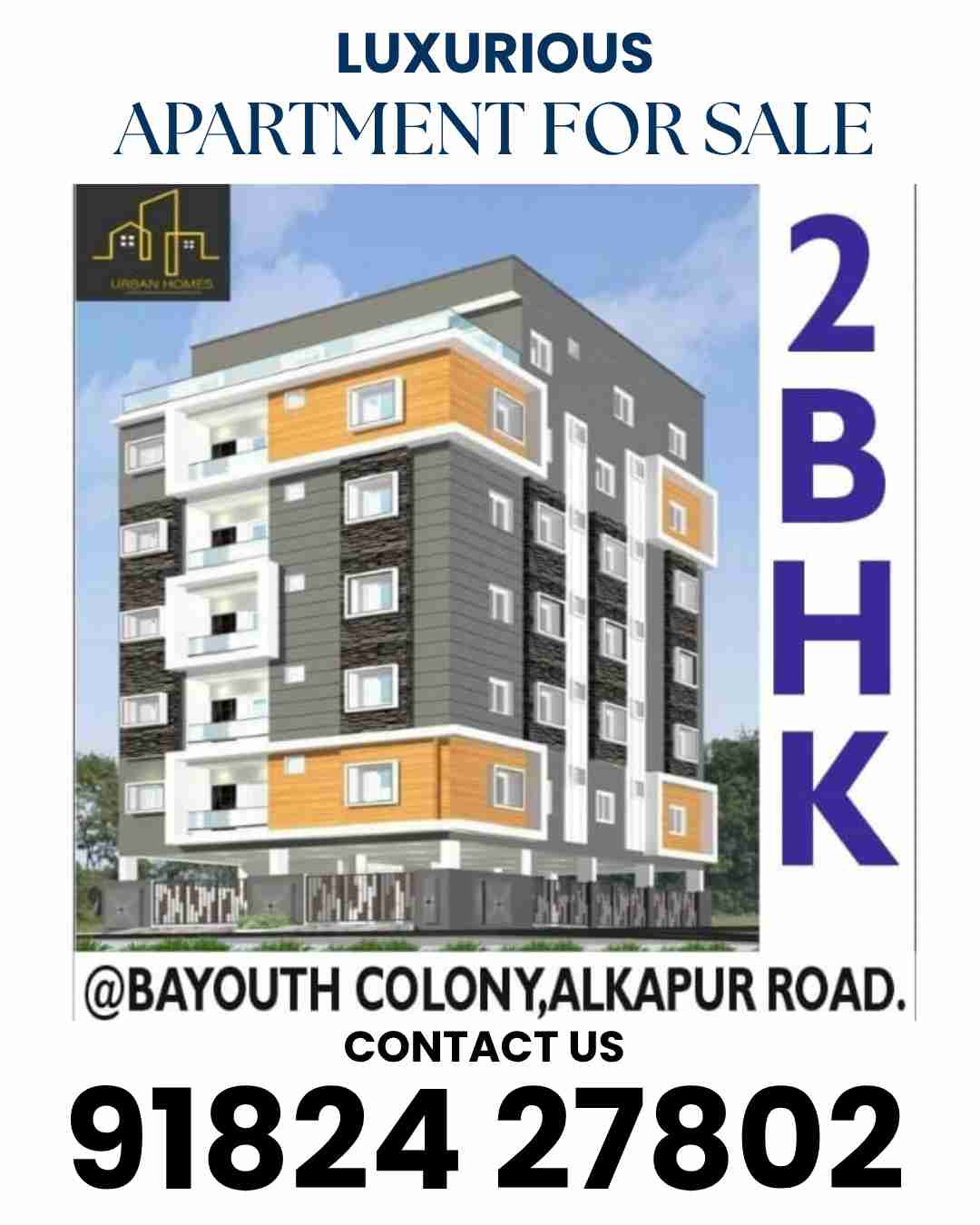 2BHK SPACIOUS FLATS FOR SALE @MANIKONDA.