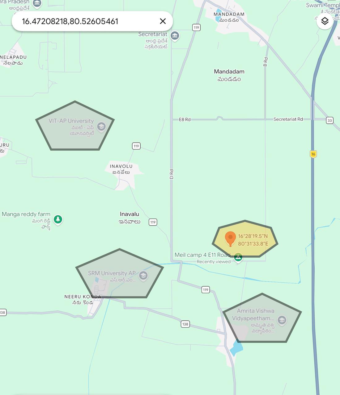 Open Plots For Sale At Kuragallu Guntur