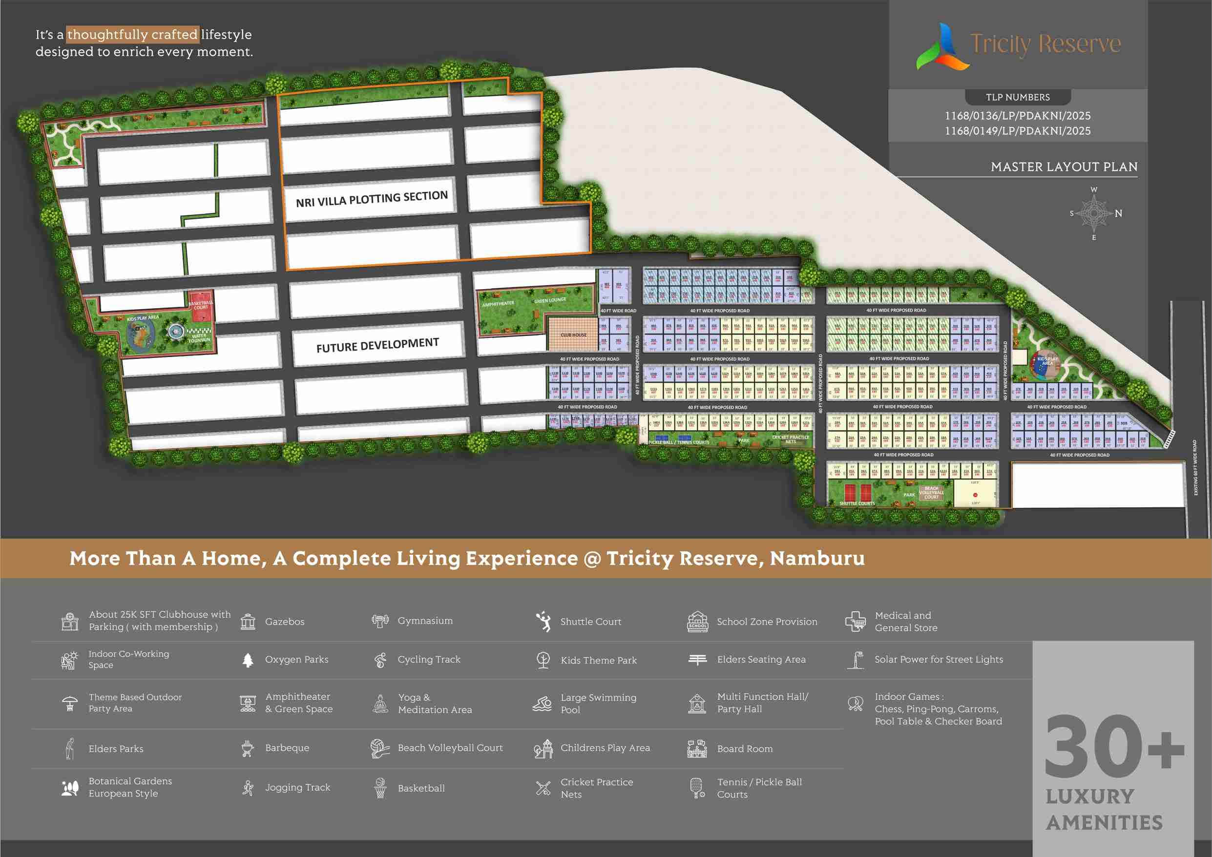Premium & Luxurious Community villa Plots For Sale in Namburu Guntur