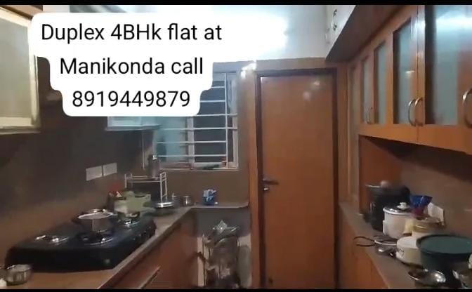 Semi Gated 4 BHK Duplex Flat For Sale in Manikonda  Near Golden temple 

