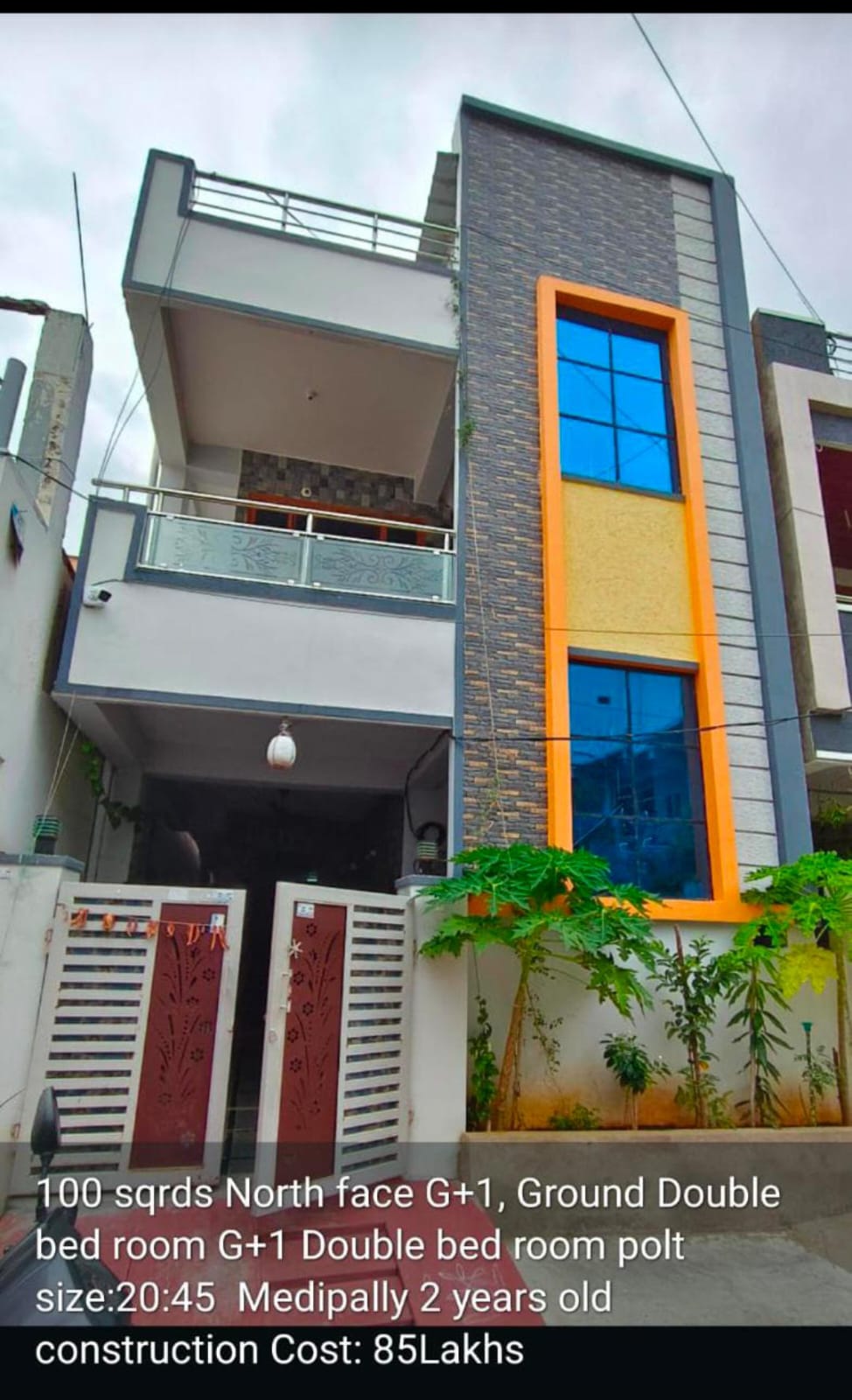 G+1 House For Sale At Medipally Hyderabad