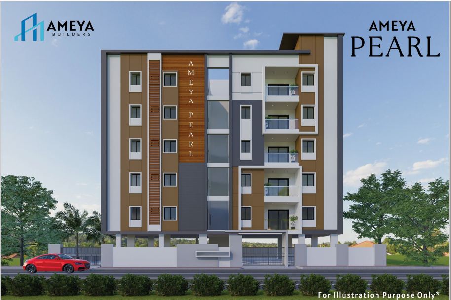 Ameya Pearl Premium 3BHK Apartments for Sale in Ameenpur