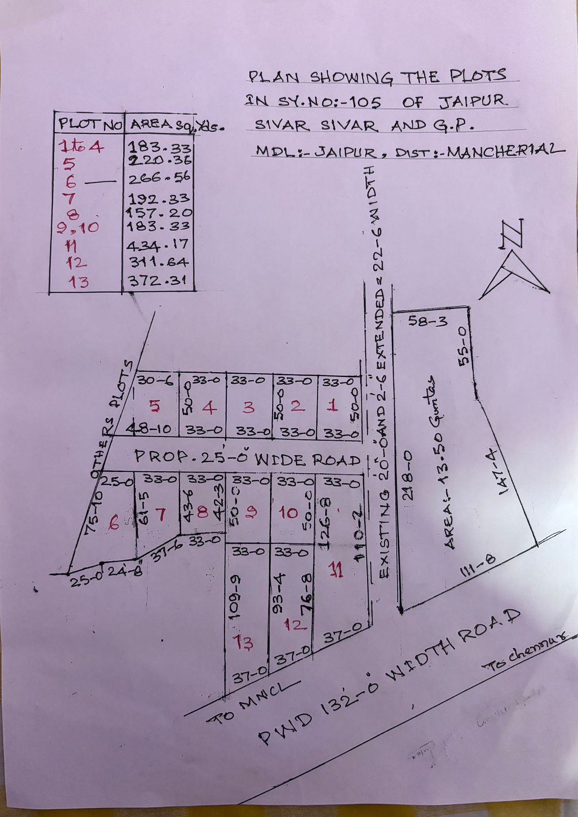 Highway Plots on Jaipur Mancheriyal