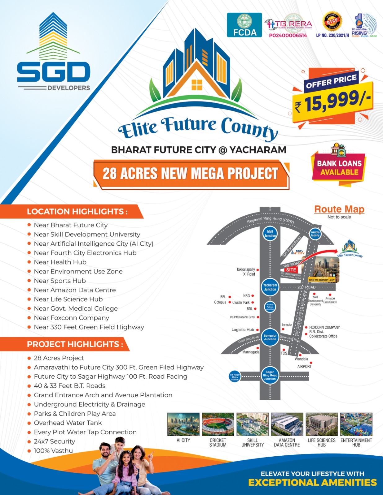 Open Plots For Sale At Yacharam