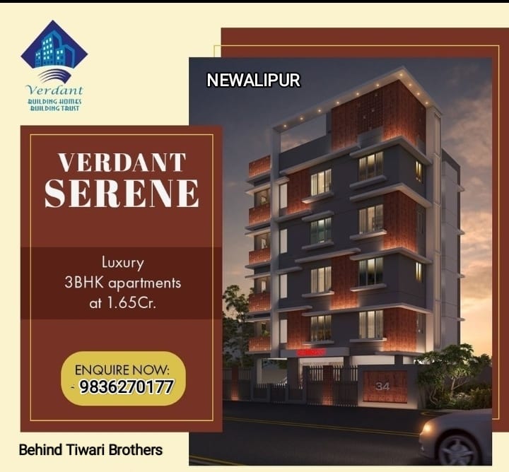 Exclusive 3BHK Luxury Flats at Verdant Serene, New Alipore
