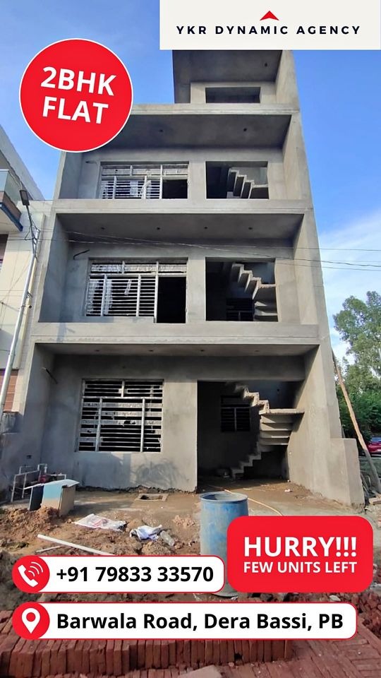 Under Construction 2BHK Apartment For Sale in Derabassi Punjab