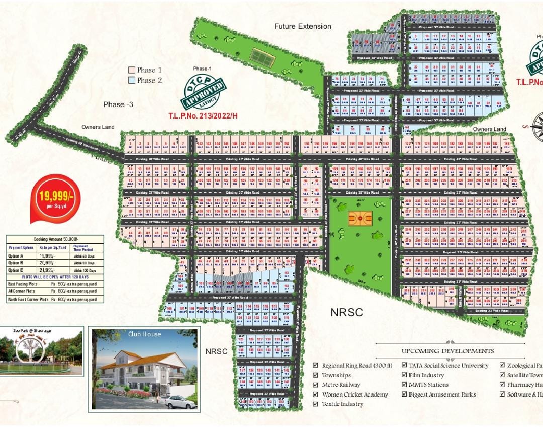 Open Plots For Sale At  Burgula Shadnagar