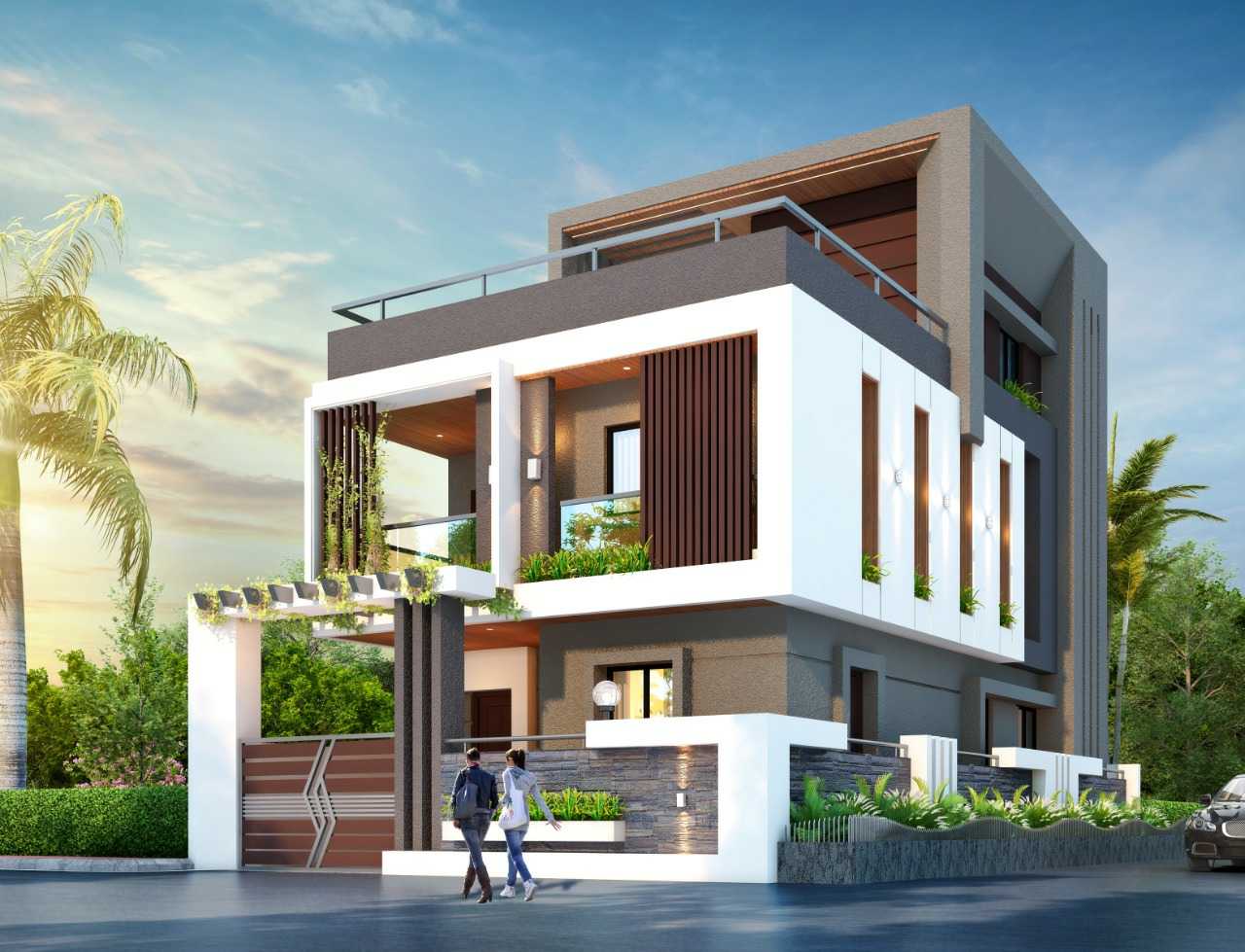 Duplex House for sale in Chandanagar, PJR Enclave Road, Gangaram.