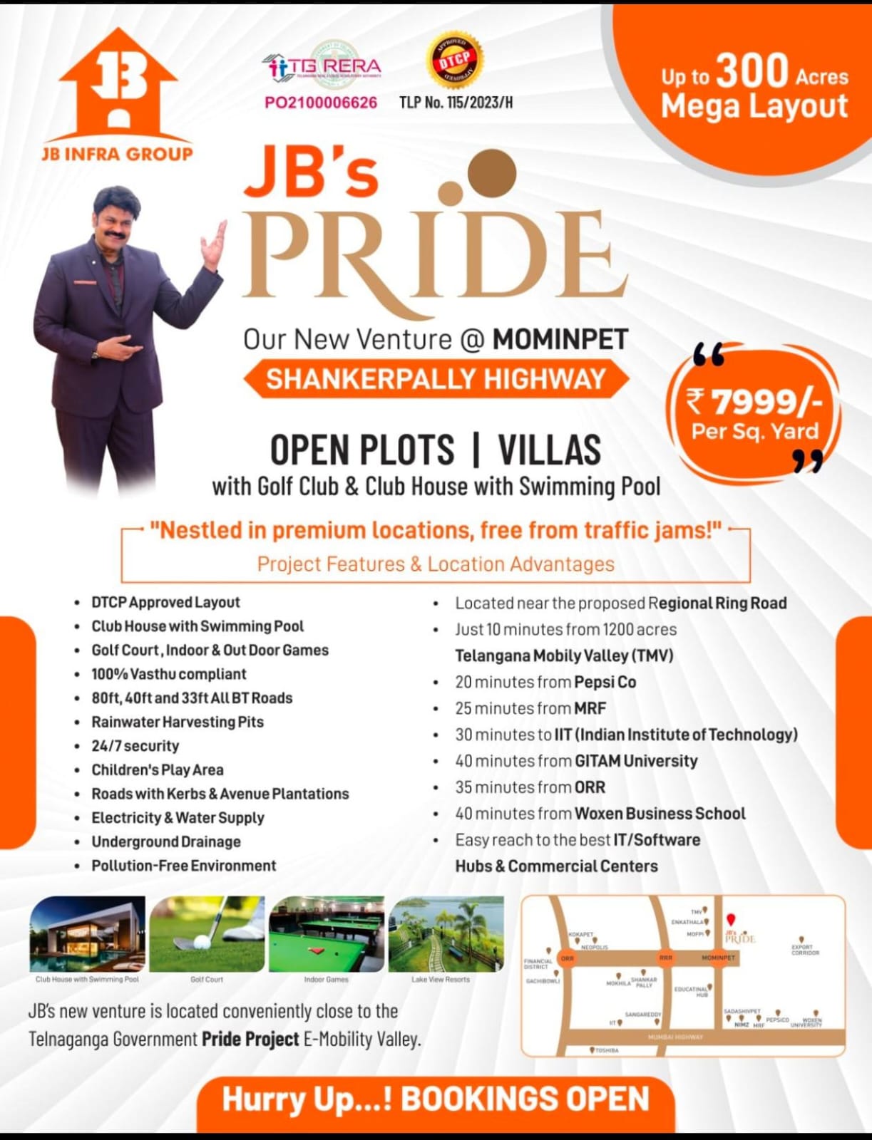 Open Plots For Sale At Mominpet