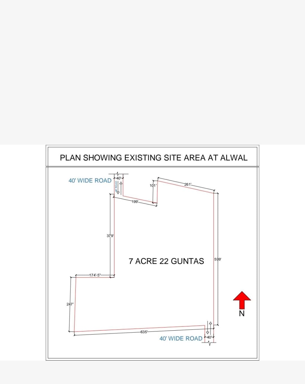 7.22 acers land for Apartment Development at Kompally