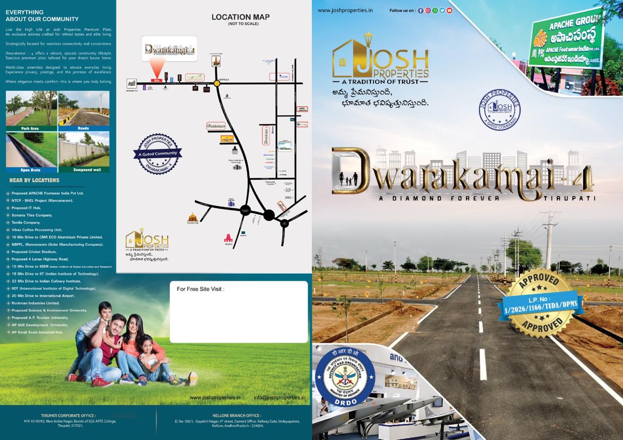 Open Plots For Sale At Tirupati