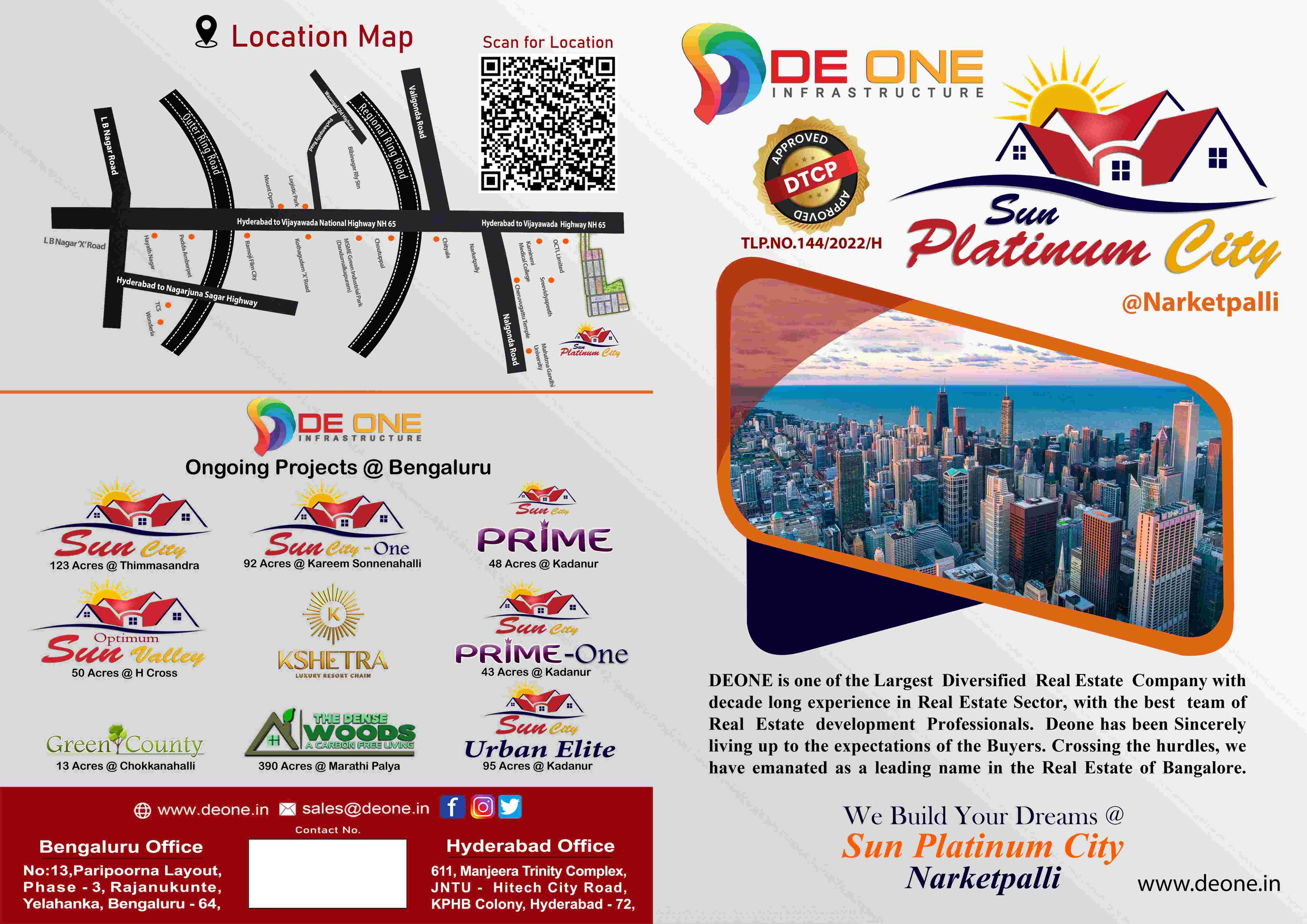 Sun Platinum City 17.3 Acres sun Platinum City Narketpalli at Hyderabad