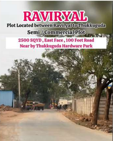 Semi Commercial / Commercial Plot For Sale At Raviryal Tukkuguda